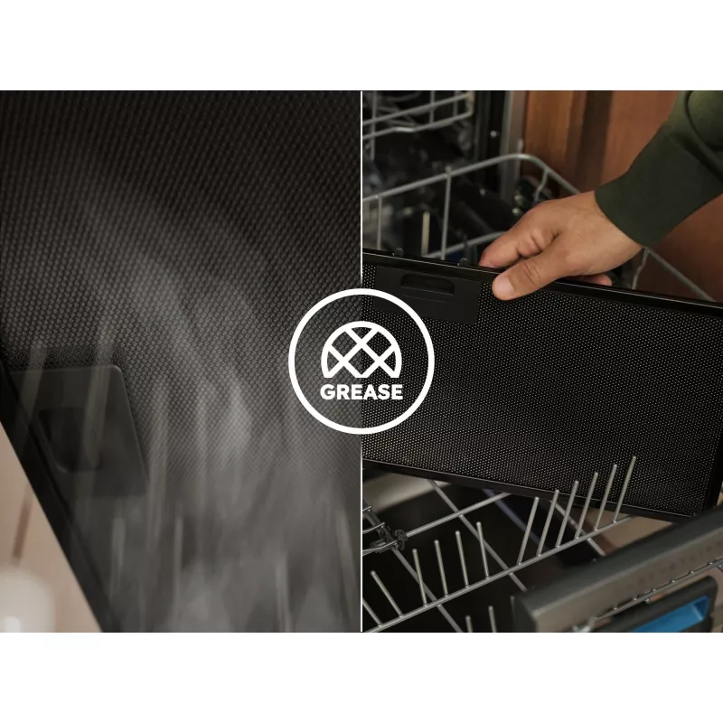 Campana extractora de integración Electrolux LFP616X, ancho 598 mm, 600 m³/h, gris, filtro antigrasa, 68 dB