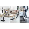 Aspirador de batería Bosch BCS711XXL con cepillo eléctrico, limpieza en seco, sin bolsa, 0,3 l, blanco, 3 Ah