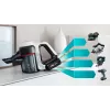 Aspirador de batería Bosch BCS711XXL con cepillo eléctrico, limpieza en seco, sin bolsa, 0,3 l, blanco, 3 Ah