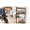 Aspirador de batería Bosch BCS711XXL con cepillo eléctrico, limpieza en seco, sin bolsa, 0,3 l, blanco, 3 Ah
