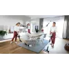 Aspirador de batería Bosch BCS711XXL con cepillo eléctrico, limpieza en seco, sin bolsa, 0,3 l, blanco, 3 Ah