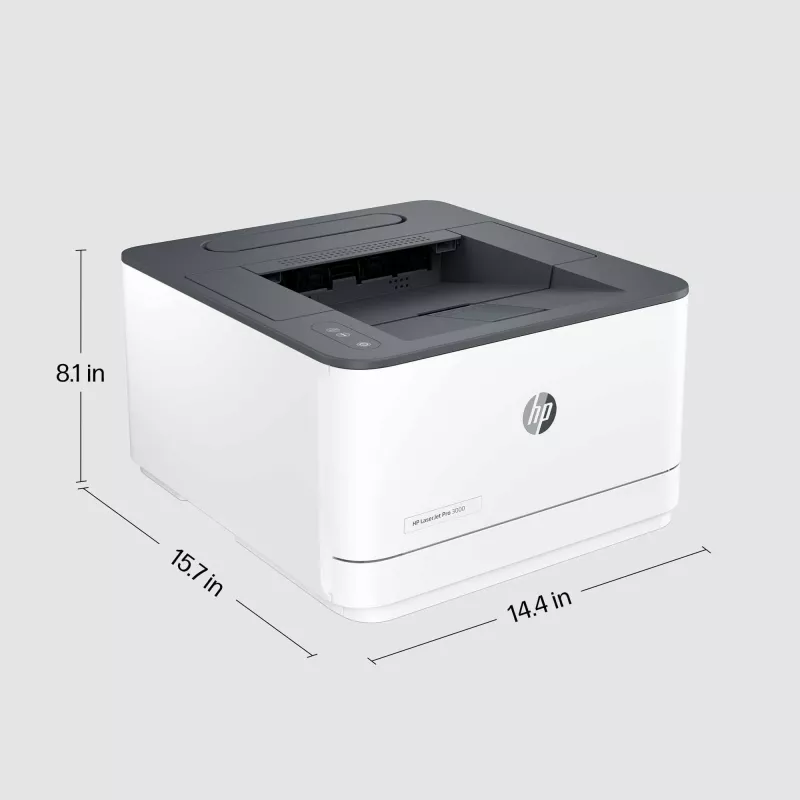 Impresora HP LaserJet Pro 3002dw, láser, 1200 x 1200 DPI, A4, 33 ppm, impresión a doble cara, gris, blanco