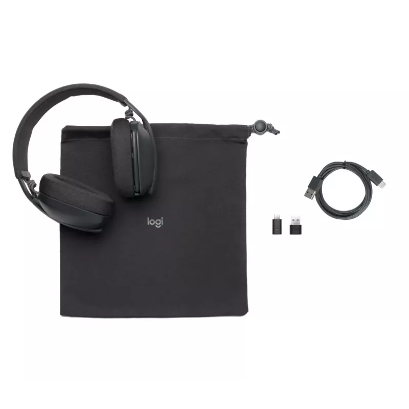 LOGITECH Auriculares - Zone Vibe - Inalámbricos - Grafito (versión Teams)