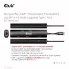 CLUB3D USB4™ Gen3x2 Type-C, hub 6 en 1 con HDMI™ 8K60Hz o 4K120Hz, 2xUSB Type-A(10G), Ethernet RJ45(2.5G) y 2xUSB Type-C, 1x Data(10G) y 1xPD3.0 carga 100 W