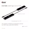CLUB3D USB4™ Gen3x2 Type-C, hub 6 en 1 con HDMI™ 8K60Hz o 4K120Hz, 2xUSB Type-A(10G), Ethernet RJ45(2.5G) y 2xUSB Type-C, 1x Data(10G) y 1xPD3.0 carga 100 W