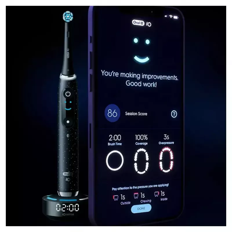 Cepillo de dientes de rotación-oscilación Oral-B iO Series 10 negro