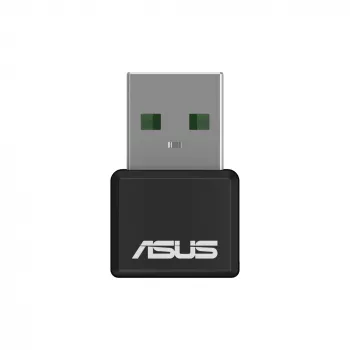 Adaptador de red ASUS USB-AX55 Nano AX1800 Wi-Fi 6 dualband adaptador USB WLAN, 1800 Mbps, negro