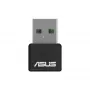 Adaptador de red ASUS USB-AX55 Nano AX1800 Wi-Fi 6 dualband adaptador USB WLAN, 1800 Mbps, negro