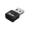 Adaptador de red ASUS USB-AX55 Nano AX1800 Wi-Fi 6 dualband adaptador USB WLAN, 1800 Mbps, negro