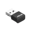 Adaptador de red ASUS USB-AX55 Nano AX1800 Wi-Fi 6 dualband adaptador USB WLAN, 1800 Mbps, negro