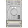 Cocina independiente Gorenje GECS5B70CLI, placa vitrocerámica eléctrica 4 zonas, horno 70 L, marfil, 500 mm de ancho