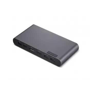 Lenovo 40B30090EU estación de acoplamiento/replicador de puertos para portátil 2 x USB 3.2 Gen 2 (3.1 Gen 2) Type-C gris