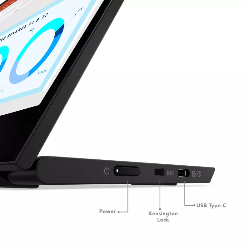 Monitor Lenovo ThinkVision M14d, 35,6 cm (14