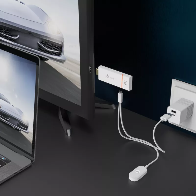 j5create JVAW76-N ScreenCast 4K HDMI adaptador de pantalla inalámbrico