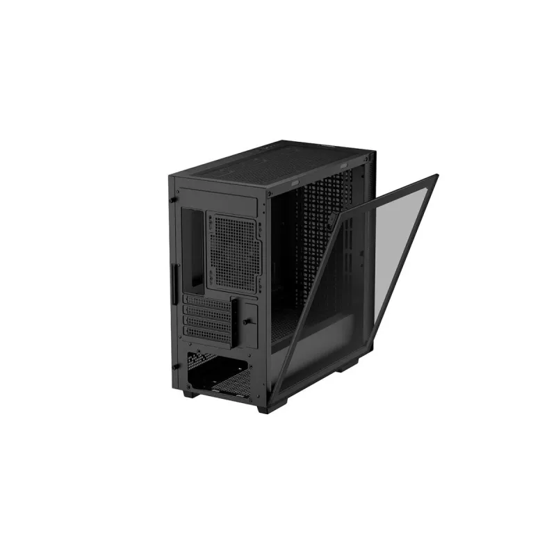 Caja de PC DeepCool CH370 mini tower — microATX/Mini-ITX, cristal templado, soporte para GPU de hasta 32 cm