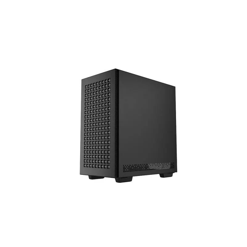 Caja de PC DeepCool CH370 mini tower — microATX/Mini-ITX, cristal templado, soporte para GPU de hasta 32 cm