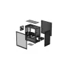 Caja de PC DeepCool CH370 mini tower — microATX/Mini-ITX, cristal templado, soporte para GPU de hasta 32 cm