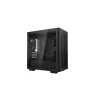 Caja de PC DeepCool CH370 mini tower — microATX/Mini-ITX, cristal templado, soporte para GPU de hasta 32 cm
