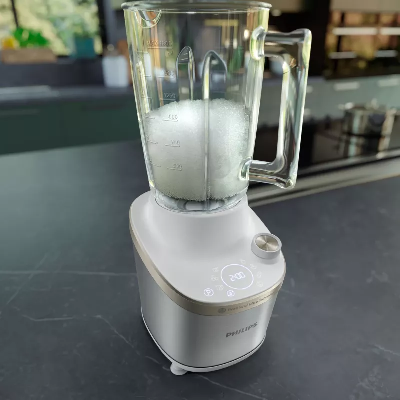Philips serie 7000 HR3760/01 batidora 2 L batidora de vaso 1500 W acero inoxidable, blanco