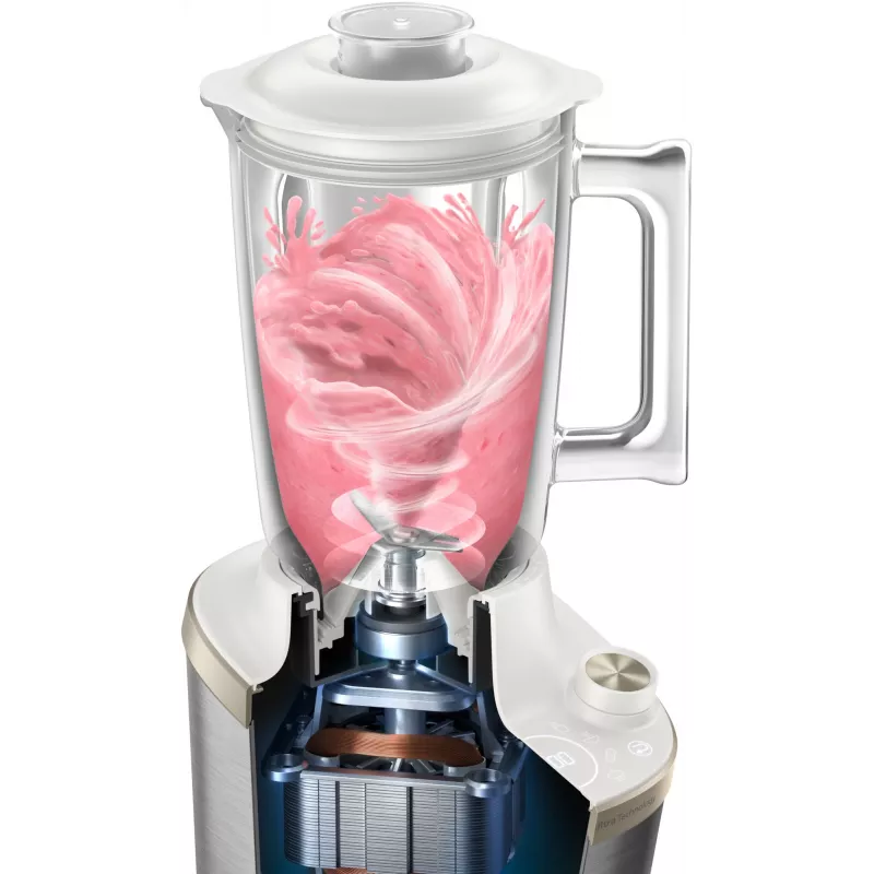 Philips serie 7000 HR3760/01 batidora 2 L batidora de vaso 1500 W acero inoxidable, blanco