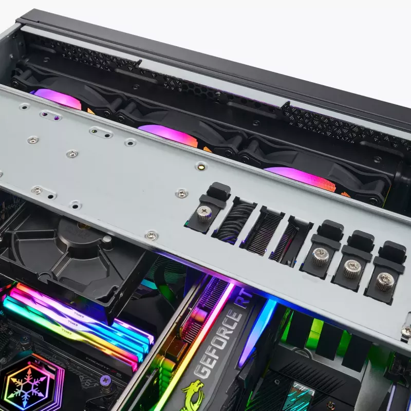 SilverStone SST-RM44 caja de servidor para rack 4U, SSI-EEB/SSI-CEB/ATX, negra