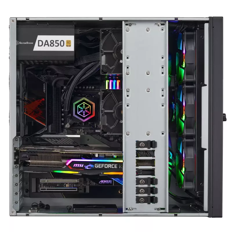 SilverStone SST-RM44 caja de servidor para rack 4U, SSI-EEB/SSI-CEB/ATX, negra