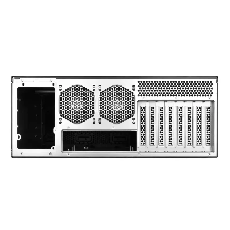 SilverStone SST-RM44 caja de servidor para rack 4U, SSI-EEB/SSI-CEB/ATX, negra