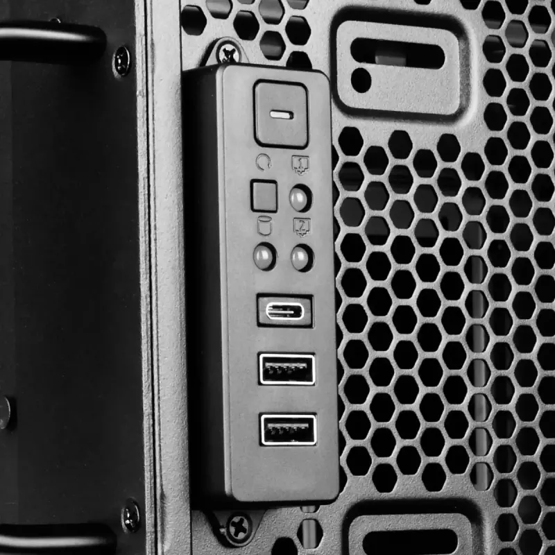 SilverStone SST-RM44 caja de servidor para rack 4U, SSI-EEB/SSI-CEB/ATX, negra
