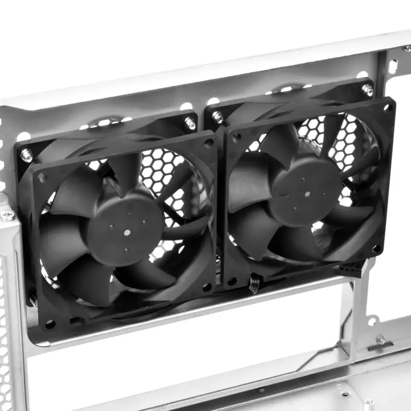 SilverStone SST-RM44 caja de servidor para rack 4U, SSI-EEB/SSI-CEB/ATX, negra