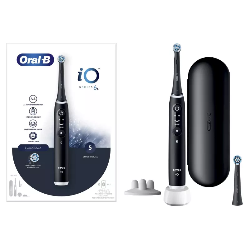 Oral-B iO 6 cepillo de dientes vibratorio para adultos negro