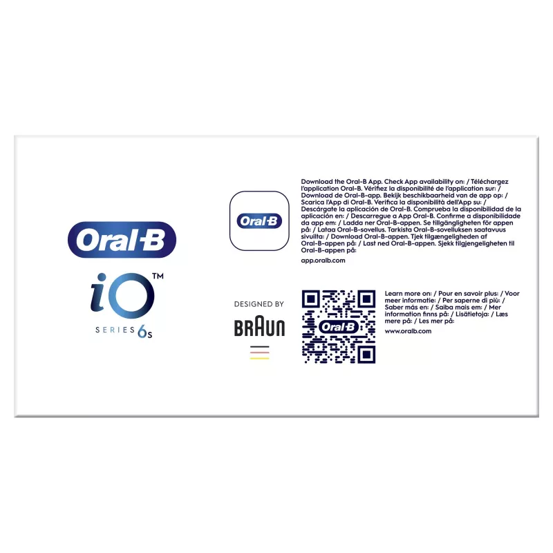 Oral-B iO 6 cepillo de dientes vibratorio para adultos negro