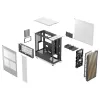 Caja de PC Fractal Design North torre midi blanca