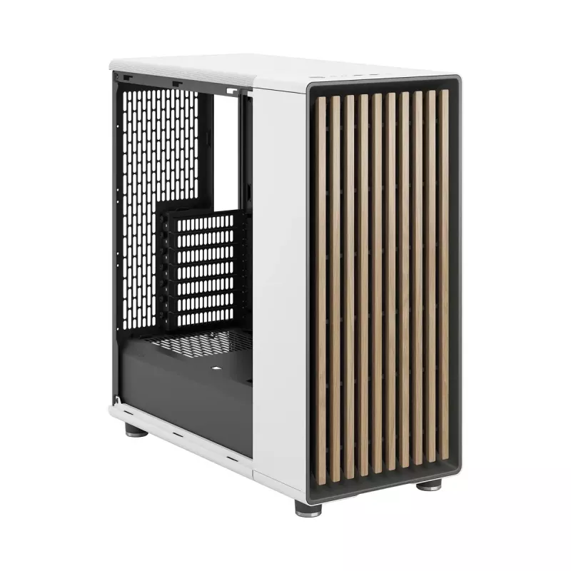Caja de PC Fractal Design North torre midi blanca
