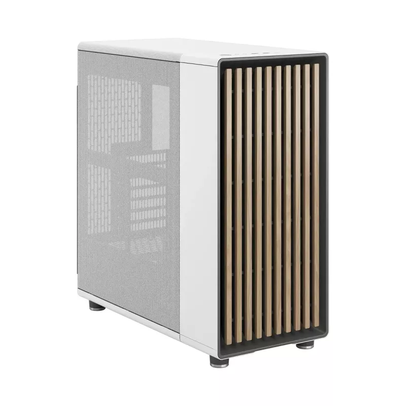 Caja de PC Fractal Design North torre midi blanca