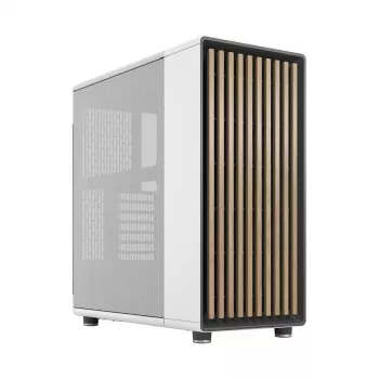 Caja de PC Fractal Design North torre midi blanca
