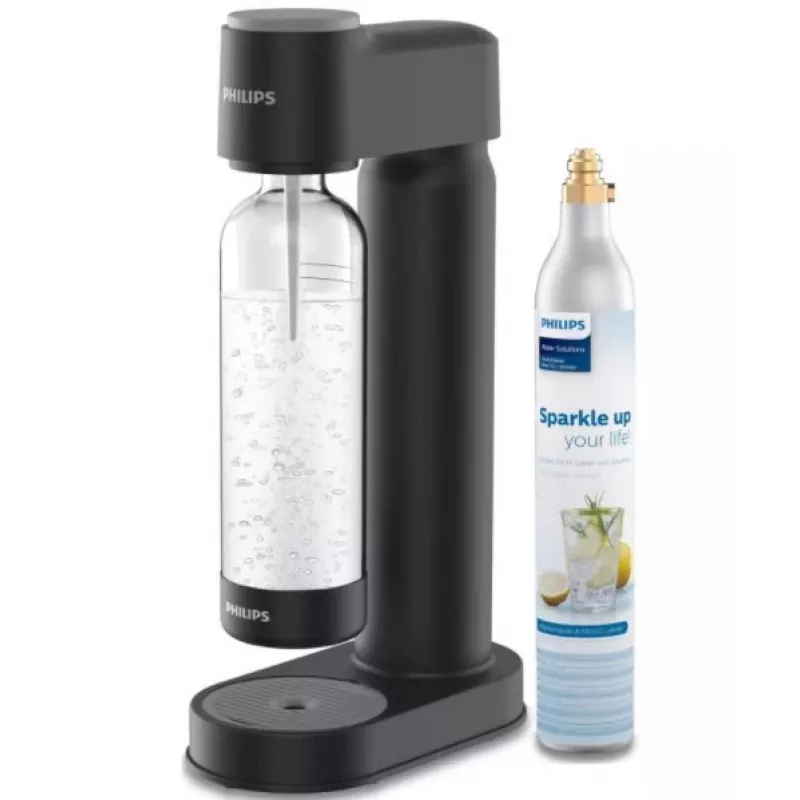 Carbonatador Philips plástico negro botella PET 1L