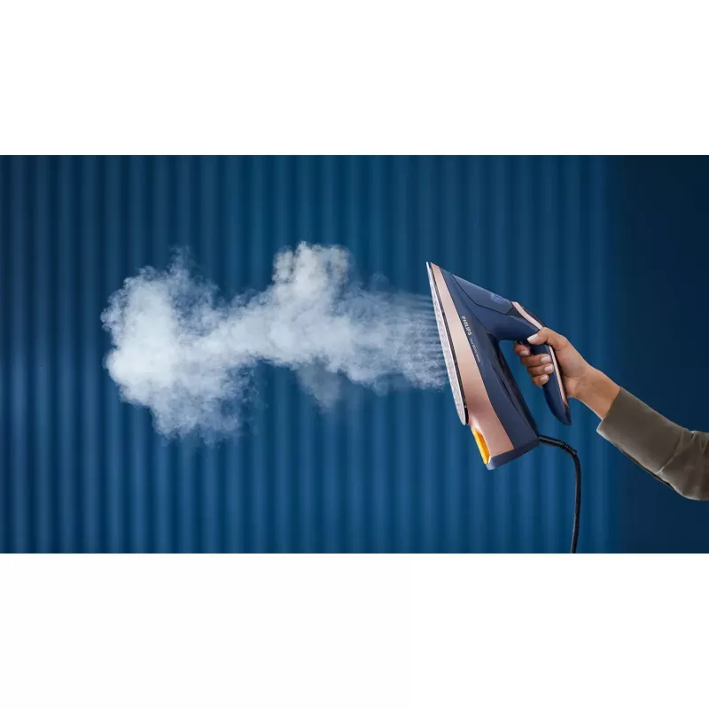 Plancha de vapor Philips Azur 8000 Series DST8050/20 — 3000 W, 0,35 L, suela SteamGlide Elite, 85 g/min vapor continuo, 260 g/min golpe de vapor