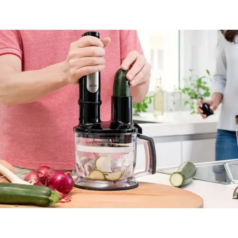 Batidora de vaso Braun MultiQuick 7 MQ 7075X 1,5 L 1000 W negra