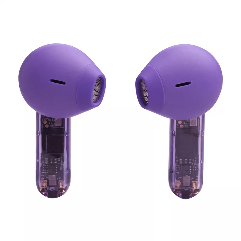 Auriculares JBL Tune Flex Ghost Edition True Wireless Stereo (TWS) in-ear para llamadas/música Bluetooth morado translúcido