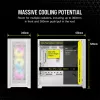 Caja de PC Corsair iCUE 5000D RGB Airflow semitorre blanca