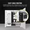 Caja de PC Corsair iCUE 5000D RGB Airflow semitorre blanca