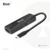 Adaptador activo CLUB3D USB Gen2 Type-C a HDMI™ 8K60Hz o 4K120Hz HDR10+ con DSC1.2 con Power Delivery 3.0 M/H