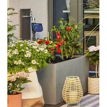 Sistema de riego por goteo Gardena 13400-20 longitud de manguera 15 m negro verde