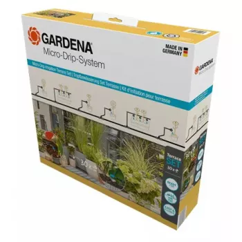 Sistema de riego por goteo Gardena 13400-20 longitud de manguera 15 m negro verde