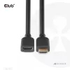 Club 3D CAC-1322 cable alargador Ultra High Speed HDMI 2.1, 4K, macho/hembra, 1 m, negro