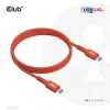 Club 3D CAC-1511 cable USB2 Type-C bidireccional certificado USB-IF, datos 480 Mb, PD 240 W (48 V/5 A) EPR, macho/macho, 1 m