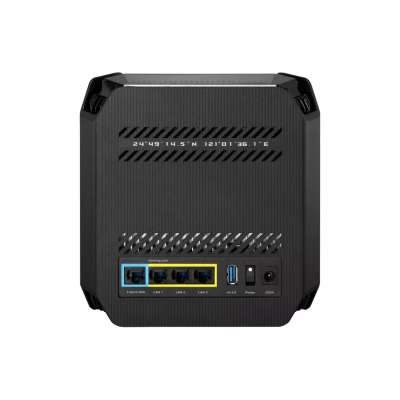 ASUS ROG Rapture GT6 AX10000 AiMesh 1 Pack tribanda (2,4 GHz / 5 GHz / 5 GHz) Wi-Fi 6 (802.11ax) negro 4 intern