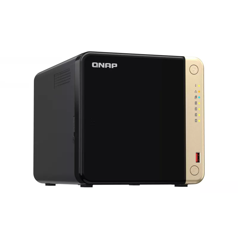 NAS QNAP TS-464 torre Intel® Celeron® N5095 8 GB DDR4 0 TB QNAP QTS negro