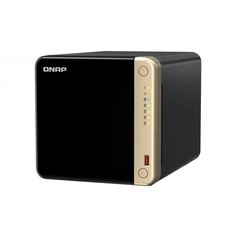 NAS QNAP TS-464 torre Intel® Celeron® N5095 8 GB DDR4 0 TB QNAP QTS negro