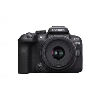 Canon EOS R10 + RF-S 18-45mm F4.5-6.3 IS STM MILC 24,2 MP CMOS 6000 x 4000 píxeles negro